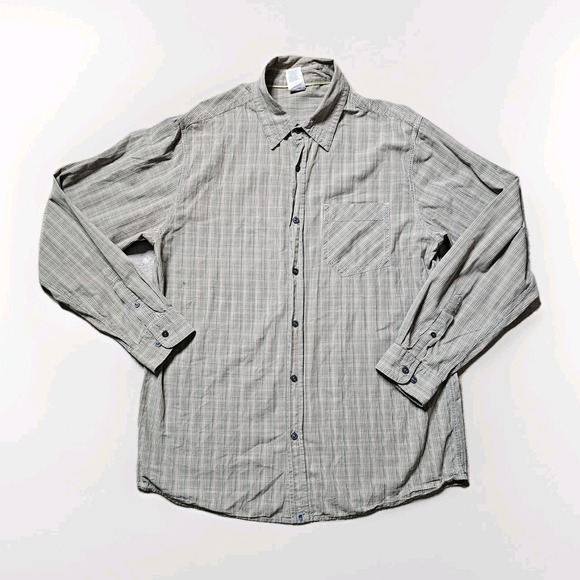 The North Face A5 Series Shirt Mens L Plaid Long Sleeve Button Up Outdoors Camp - Picture 1 of 14